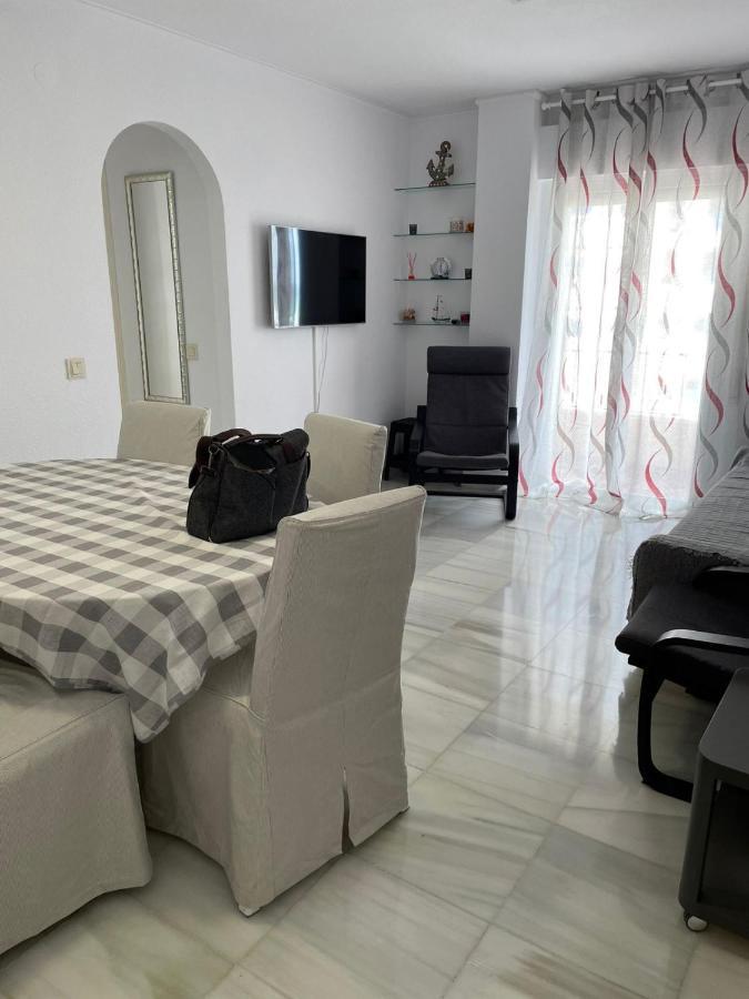 Noria 2, Pied Dans Le Sable, Magnifique Vue Mer, Piscine, Garage, Climatisation San Luis de Sabinillas Bagian luar foto