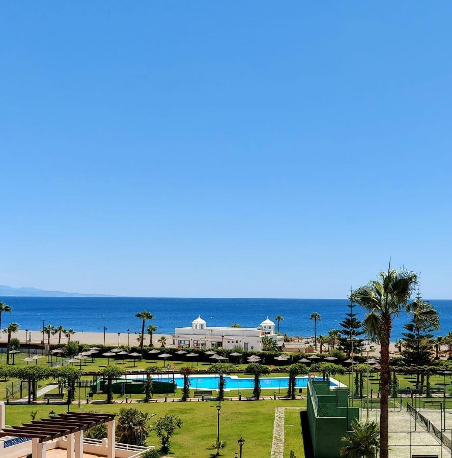 Noria 2, Pied Dans Le Sable, Magnifique Vue Mer, Piscine, Garage, Climatisation San Luis de Sabinillas Bagian luar foto