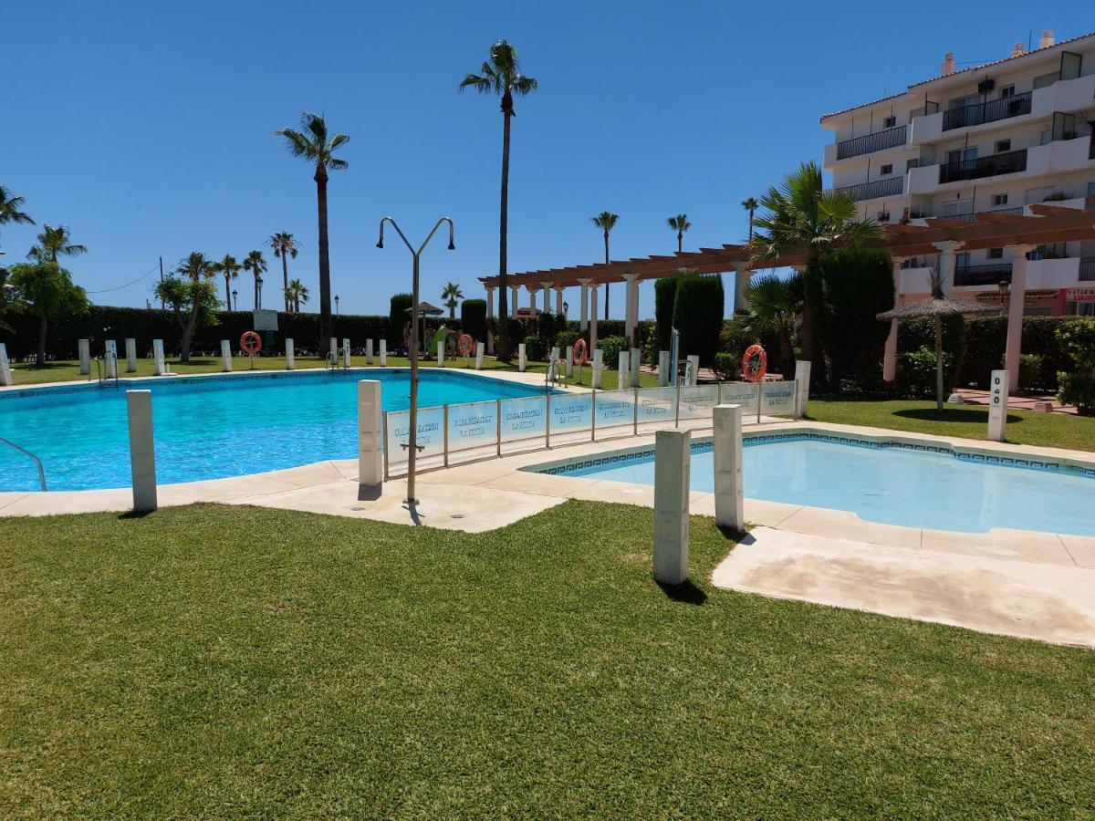 Noria 2, Pied Dans Le Sable, Magnifique Vue Mer, Piscine, Garage, Climatisation San Luis de Sabinillas Bagian luar foto