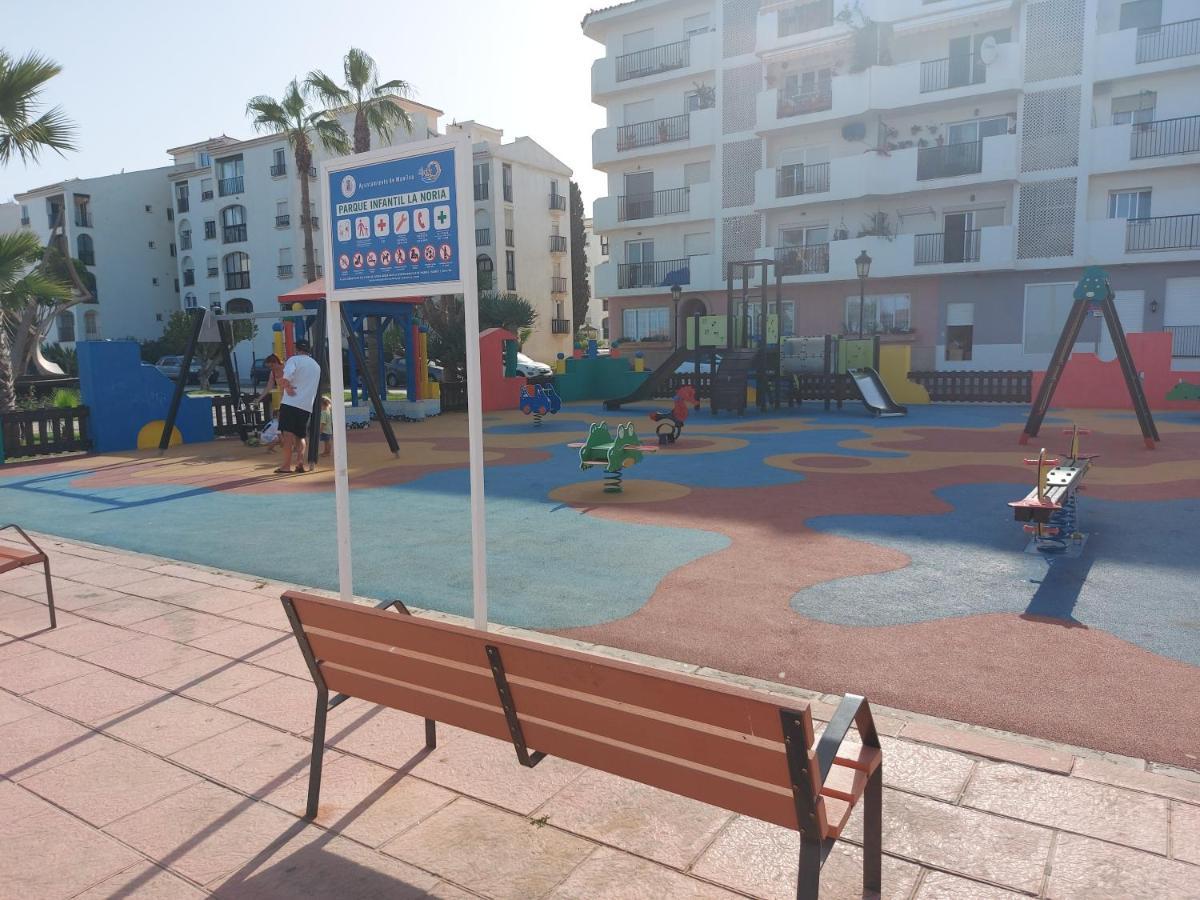Noria 2, Pied Dans Le Sable, Magnifique Vue Mer, Piscine, Garage, Climatisation San Luis de Sabinillas Bagian luar foto