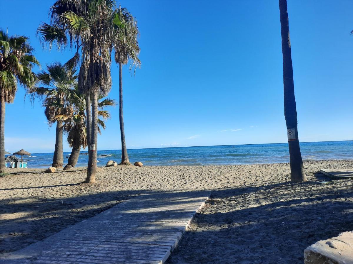 Noria 2, Pied Dans Le Sable, Magnifique Vue Mer, Piscine, Garage, Climatisation San Luis de Sabinillas Bagian luar foto